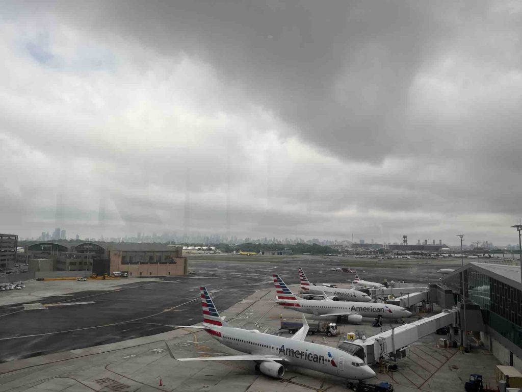 Gorgeous view out the window of LaGuardia Airport.